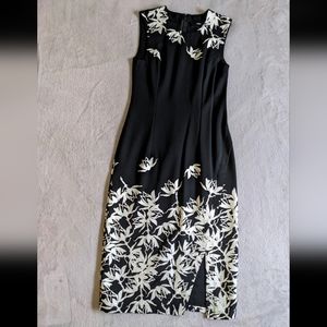 Yigal Azrouël designer black and white floral dress
